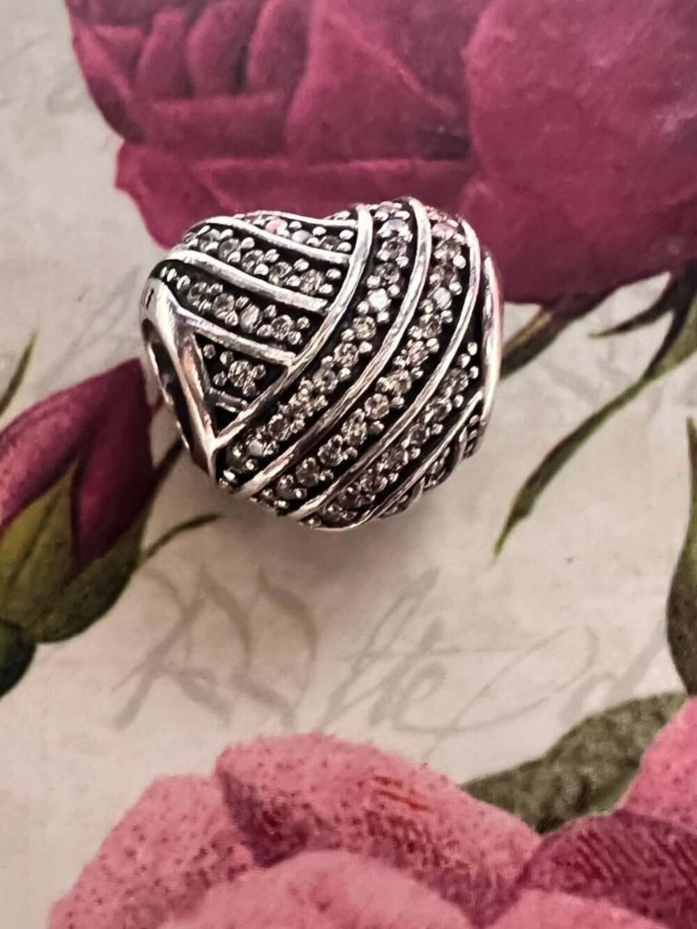 Authentic Pandora Love Lines Charm #791885CZ